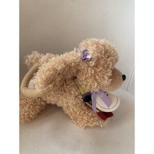 NWT Toby NYC Puppy Dog Purse Handbag Hand Bag 8" Plush Stuffed Animal Toy New NW